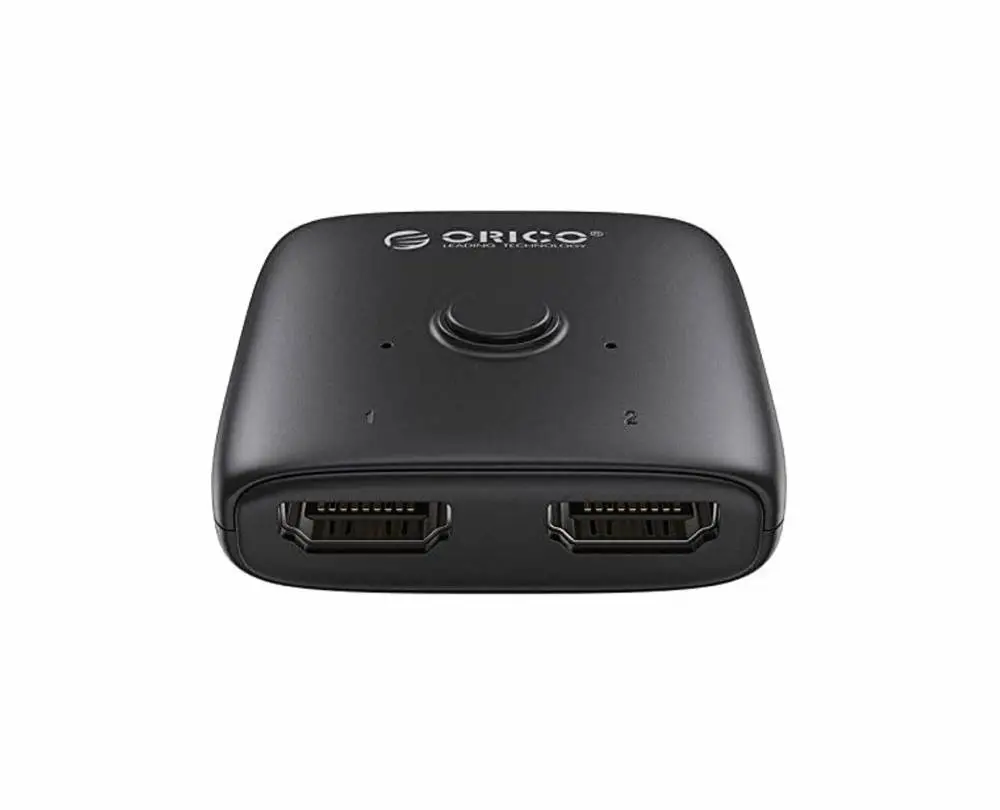 Orico Разклонител превключвател HDMI 2.0 Switcher/Splitter 2-Port Bi-Direction 4K Black - HS2-A1-BK-EP