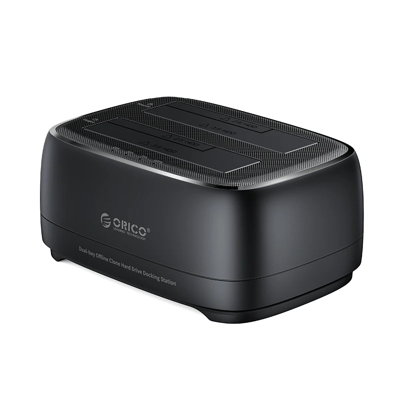 Orico докинг станция Storage - HDD/SSD Dock - 2 BAY Offline Clone 2.5/3.5 USB-C/USB-A - DD28C3-C