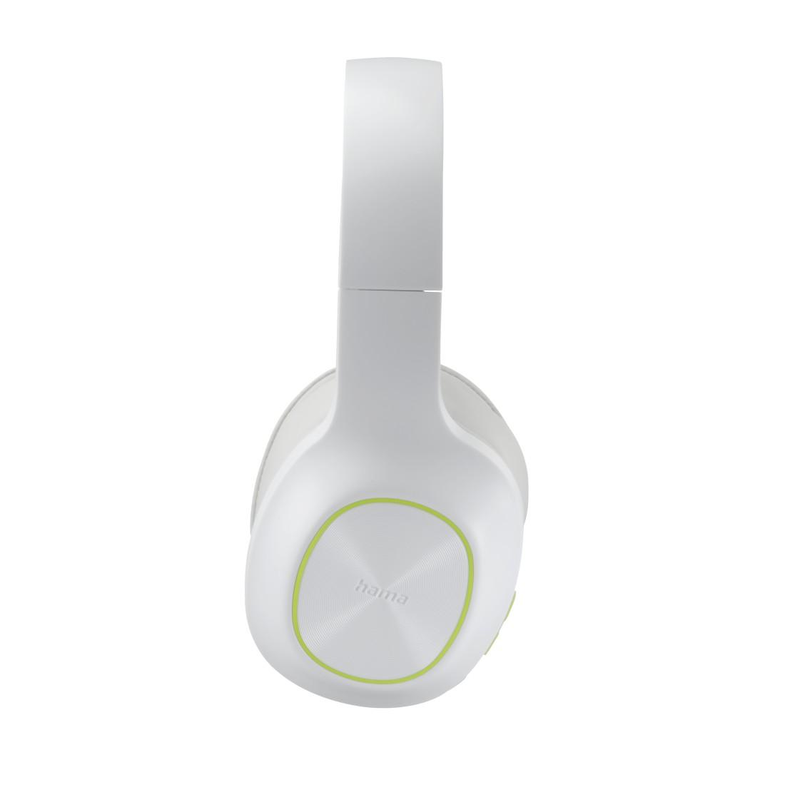 HAMA Блутут Слушалки "Spirit Calypso III", Over-Ear, Bass Boost, Fold, бял