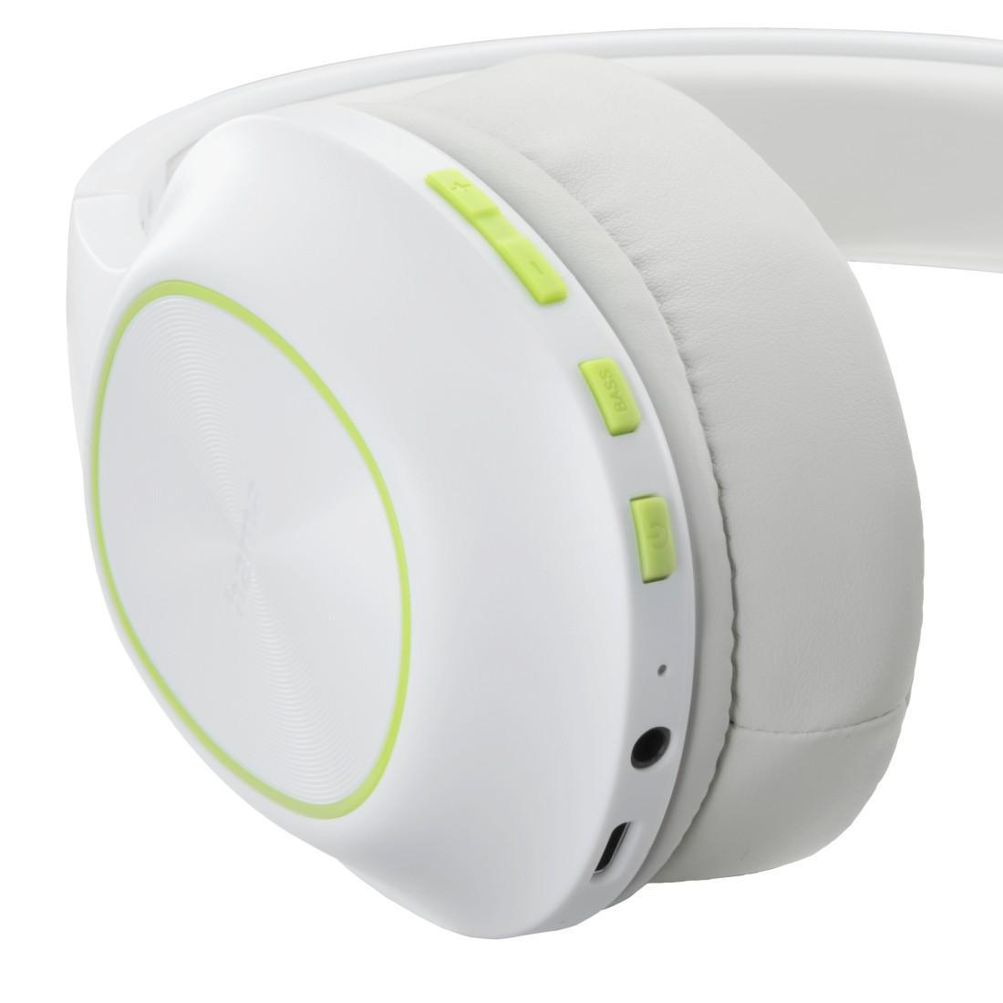 HAMA Блутут Слушалки "Spirit Calypso III", Over-Ear, Bass Boost, Fold, бял