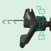 HAMA Безжично зарядно устройство Qi2, 15W, за кола, черно