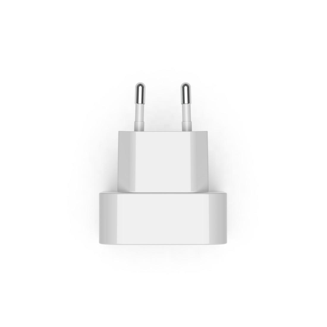 HAMA Schnelles Mini Ladegerät GaN, 2 x USB-C, PD, 40 W, faltbarer Adapter, weiß