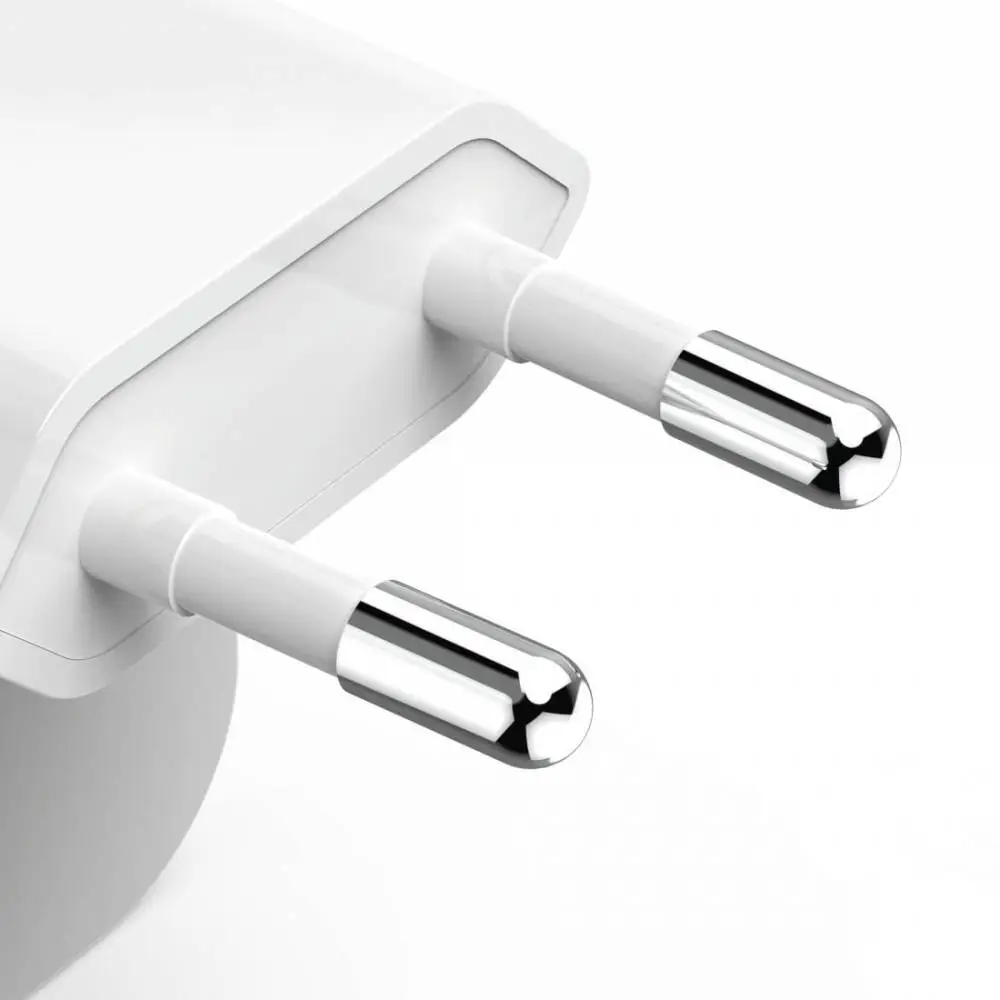 HAMA Schnelles Mini Ladegerät GaN, 2 x USB-C, PD, 40 W, faltbarer Adapter, weiß