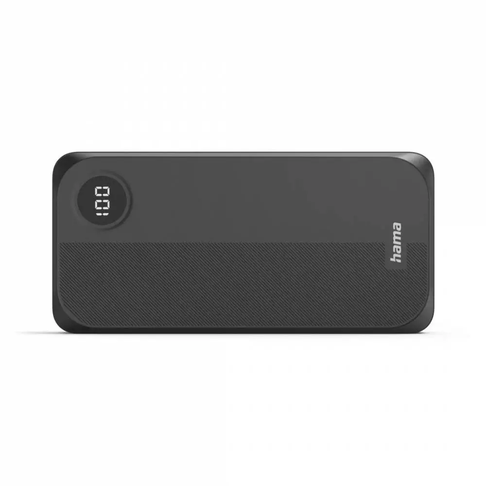 HAMA Външна батерия 20000 mAh, 3 изхода: 2 x USB-C, 1 x USB-A, черна