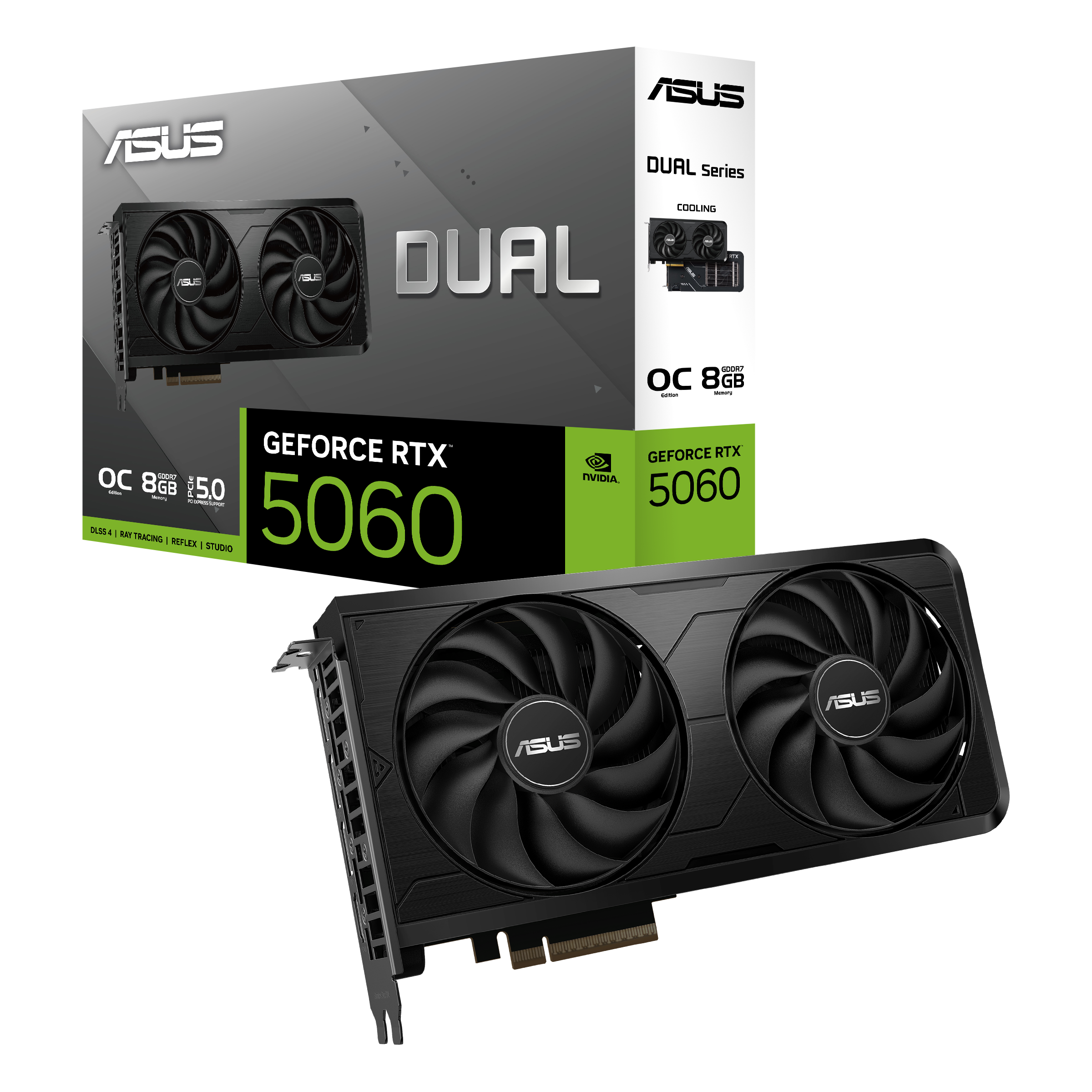 Видео карта ASUS DUAL RTX 5060 EVO OC 8GB GDDR7 - 90YV0NS0-M0NB00