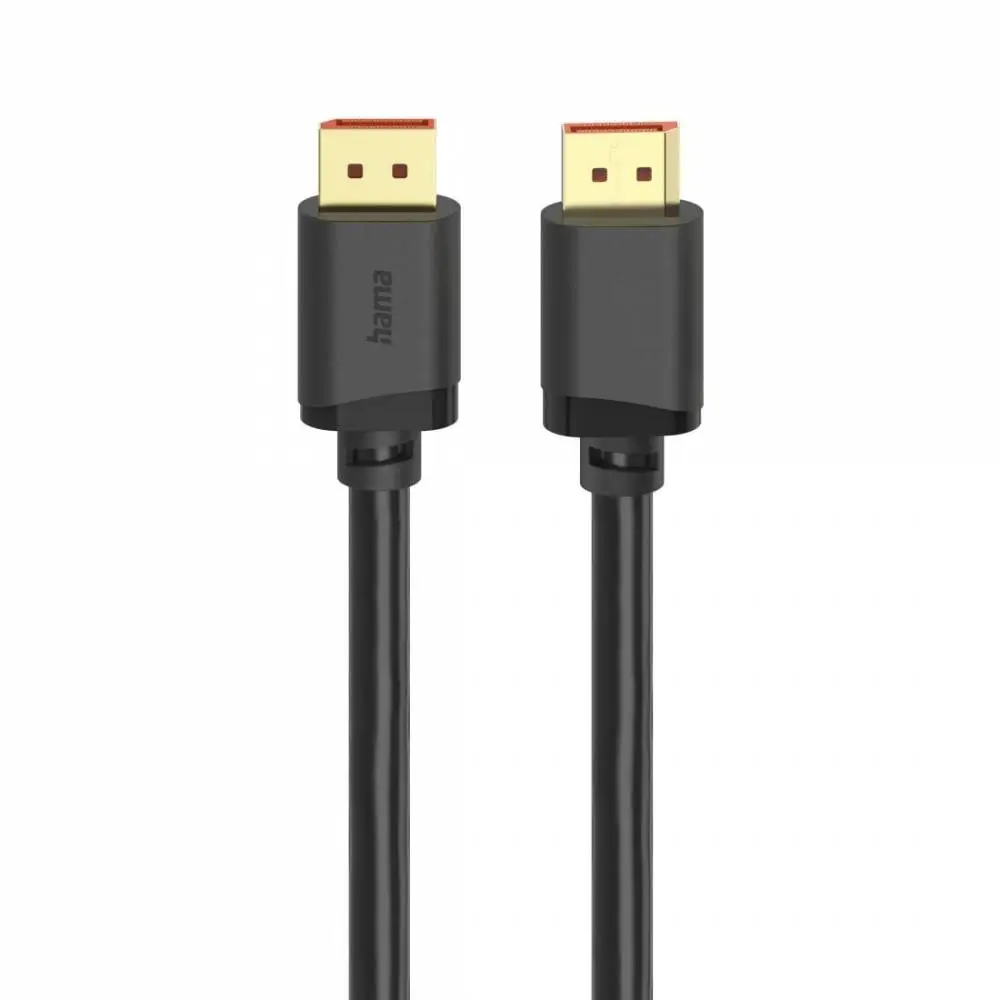 HAMA Кабел DisplayPort, DP 2.1, Ultra-HD 16K, 80 Gbit/s, 2 m