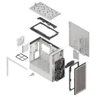 Кутия HAVN BF 360 Flow White E-ATX Case