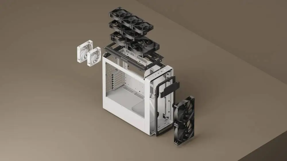 Кутия HAVN BF 360 Flow White E-ATX Case
