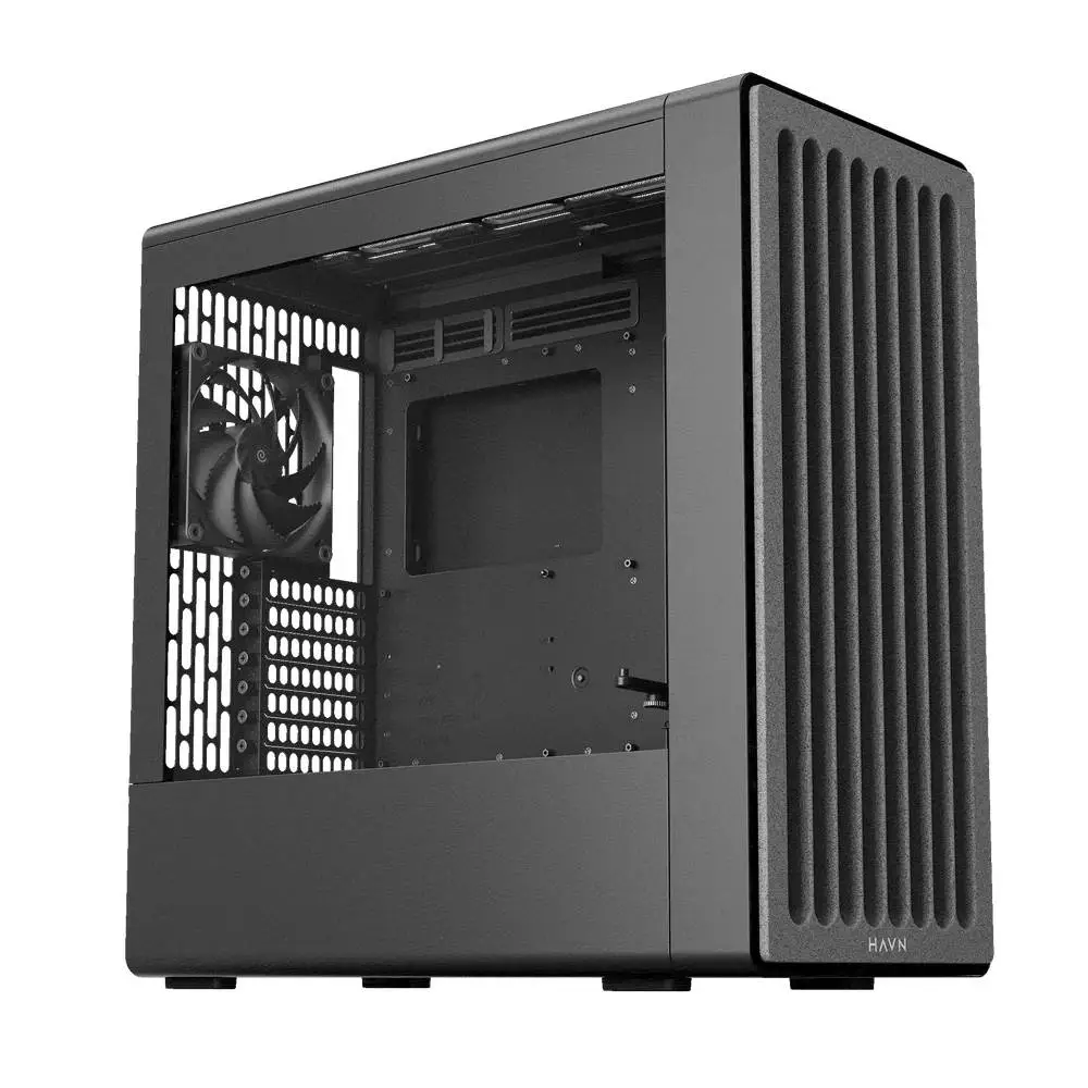 Кутия HAVN BF 360 Flow Black E-ATX Case