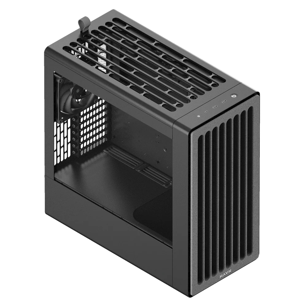 Кутия HAVN BF 360 Flow Black E-ATX Case