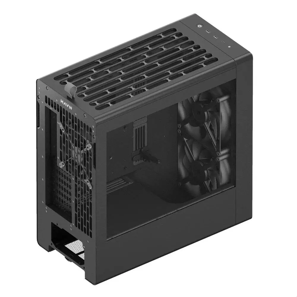 Кутия HAVN BF 360 Flow Black E-ATX Case