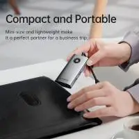 Orico докинг станция Docking Station Type-C - PW11-6P-GY-EP - HDMI x 1, USB-C x 1, USB3.0 x 3, USB-C PD100W x 1