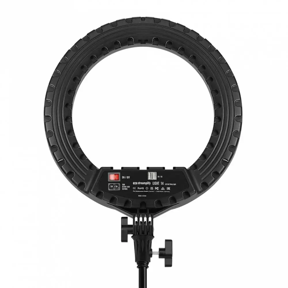 Streamplify стрийминг осветление Streaming LIGHT 14 - 2-in-1 Tripod or Selfie Stick - SPIR-LZ14222.11