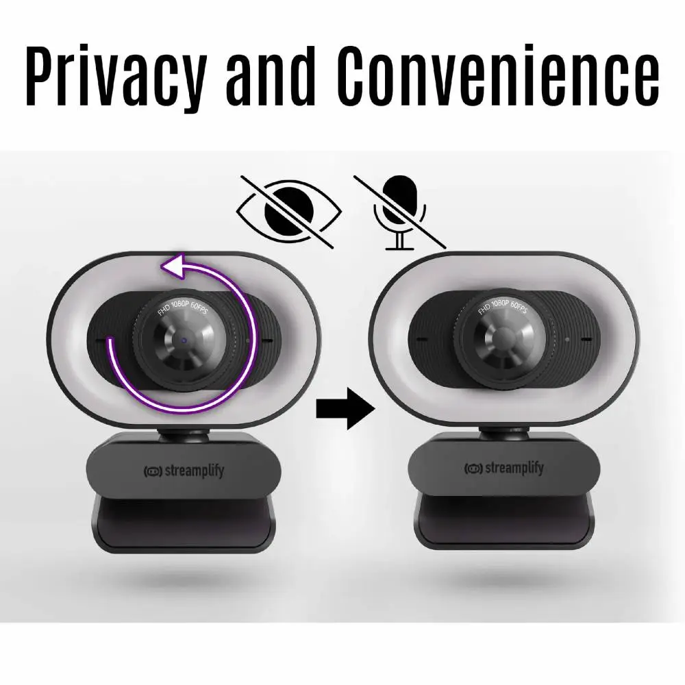 Streamplify стрийминг уеб камера Streaming Web Camera CAM PLUS - 1080p@60FPS, 2MP - SPCW-CLFH221.11