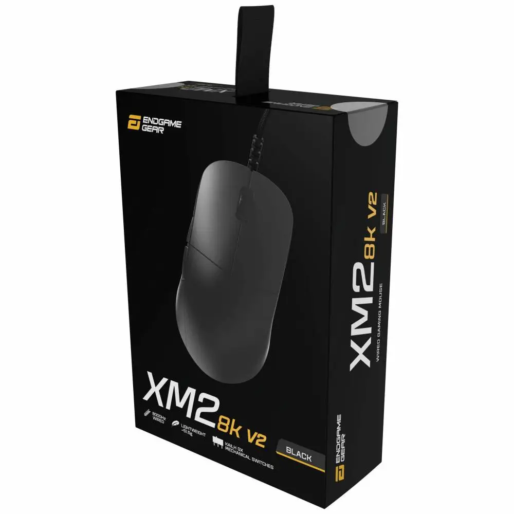 Endgame Gear professionelle Gaming Maus XM2 8K v2 - Gaming Mouse - Schwarz