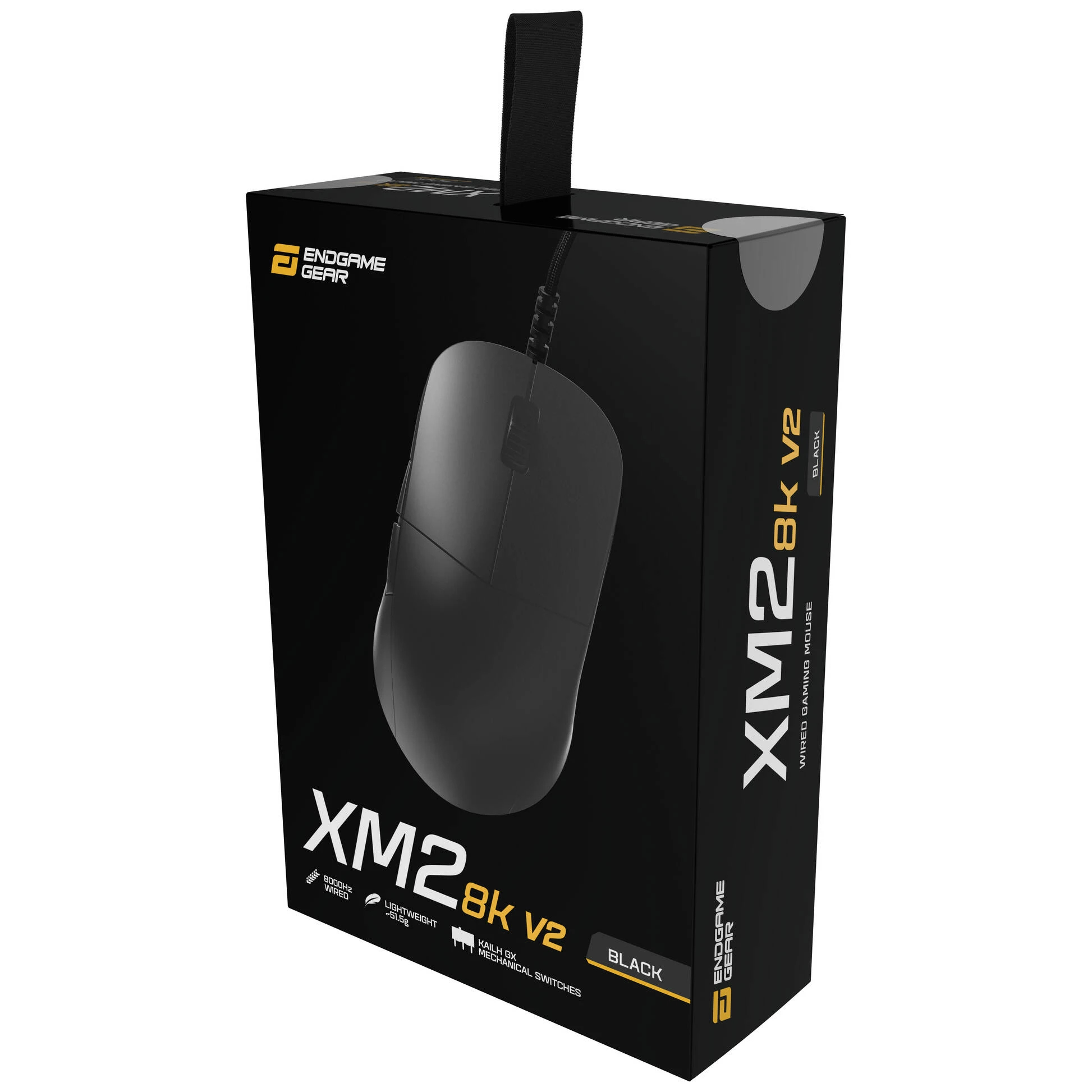 Endgame Gear professionelle Gaming Maus XM2 8K v2 - Gaming Mouse - Schwarz
