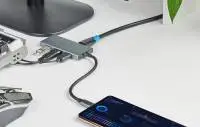 Vention докинг станция Docking Station Type-C - TOOHB - HDMI x 1, USB3.0 x 3, SD/TF