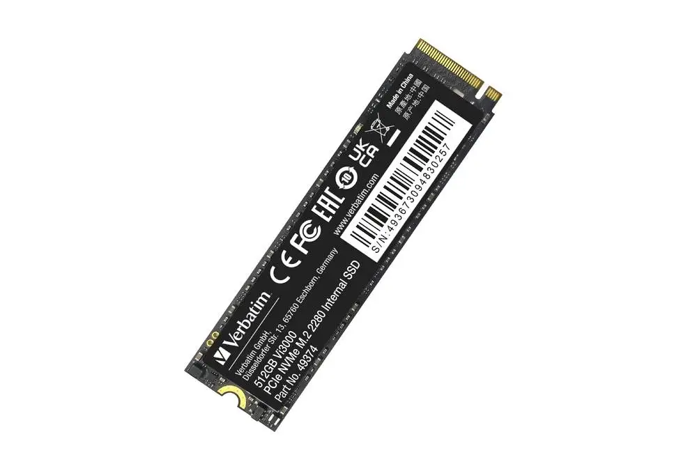 Диск SSD Verbatim Vi3000 512GB M.2 2280 NVMe PCIe Gen3x4