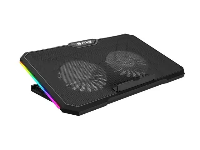 Охлаждаща поставка за лаптоп Fury Gunbai G3 Laptop Cooling Pad 14.1-17.3" 2 fans, RGB LED Light, 2 USB
