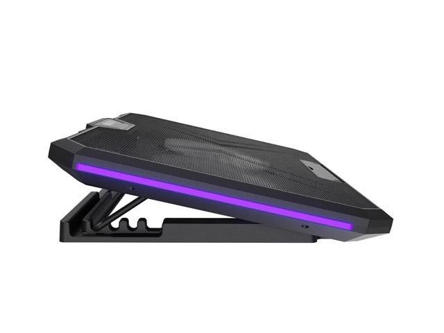 Охлаждаща поставка за лаптоп Fury Gunbai G3 Laptop Cooling Pad 14.1-17.3" 2 fans, RGB LED Light, 2 USB