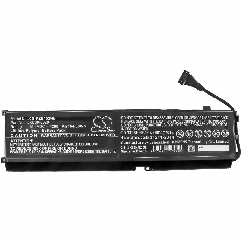 Батерия  за лаптоп Razer Blade 15 2020, Blade 15 2021, RZ09-0328  RC30-0328  LIPo 15.4V 4200 mAh CAMERON SINO