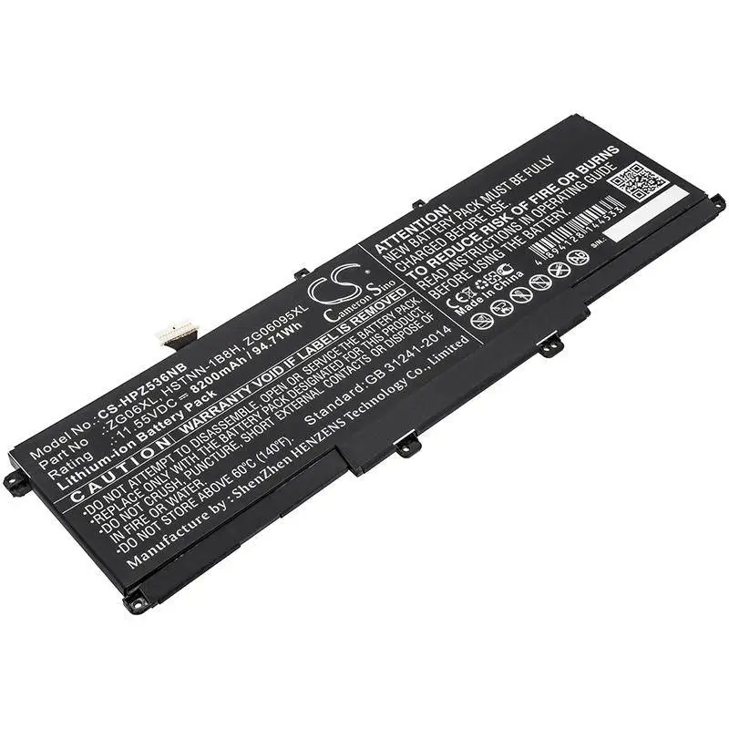 Батерия за лаптоп HP ZBook Studio G5, ZBook Studio X360 G5 5CN15PA, HSTNN-1B8H LiIon 11,55V 8200mAh CAMERON SINO