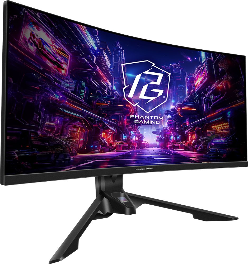 Монитор Asrock PG34QRT3A, 34" Curved 1500R VA, 3440x1440, 180Hz, 1ms, HDR400, AMD FreeSync Premium 