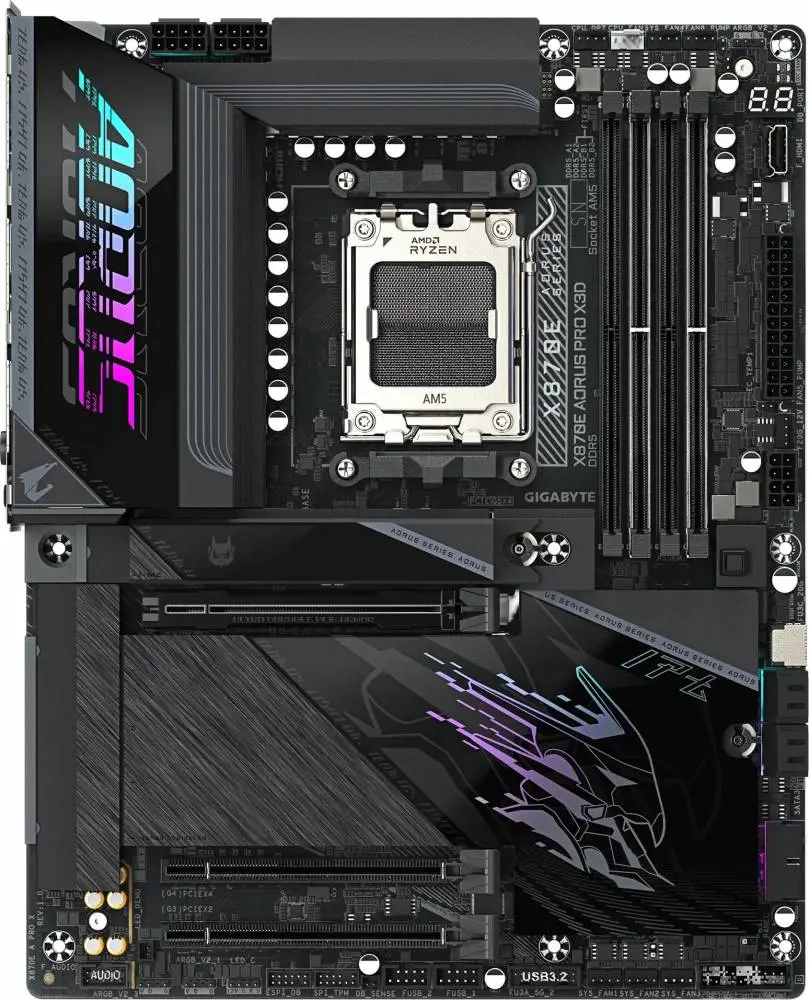 Дънна платка Gigabyte X870E AORUS PRO X3D AM5