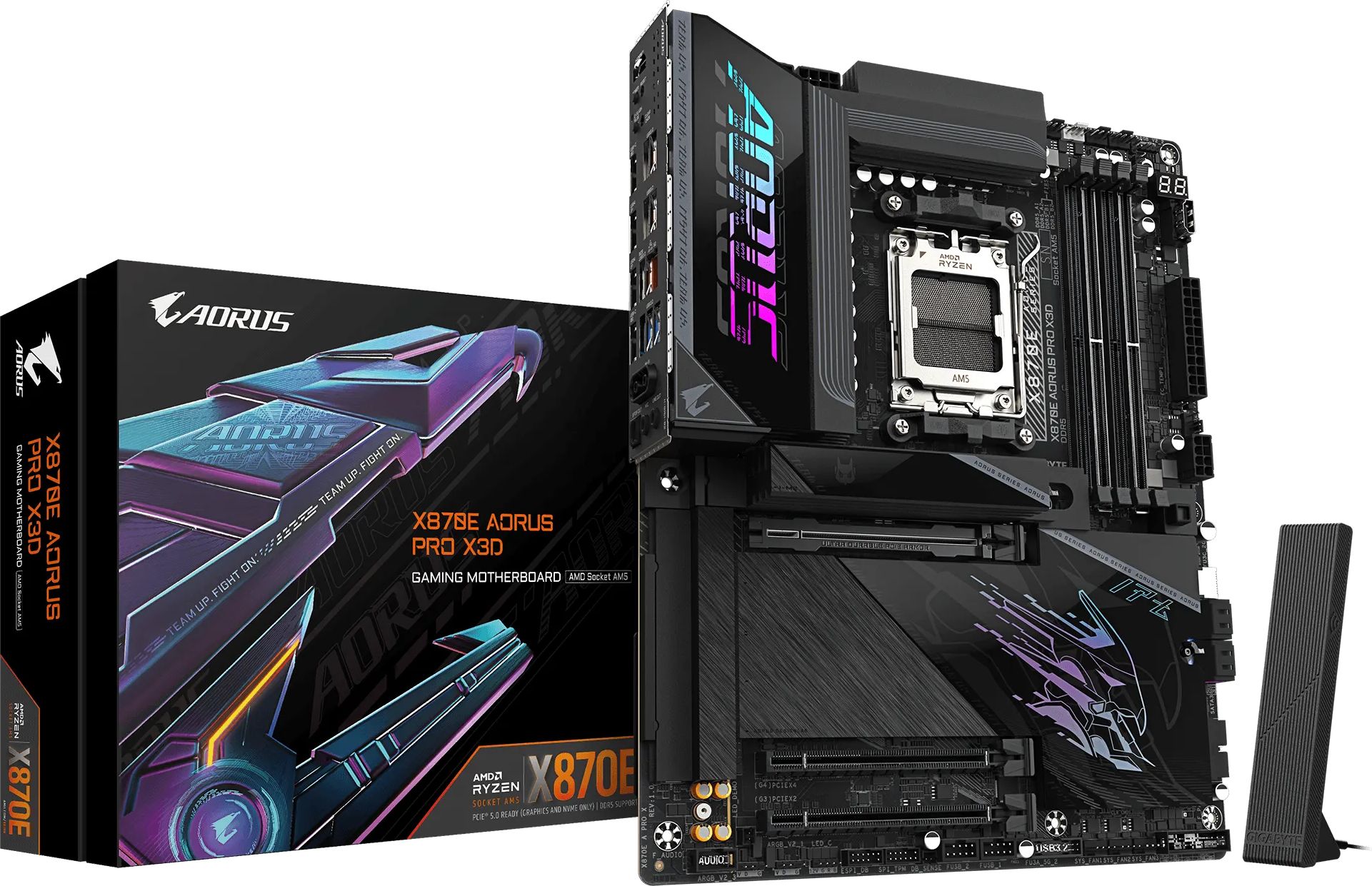 Дънна платка Gigabyte X870E AORUS PRO X3D AM5