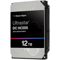 Твърд диск WD Ultrastar DC HC555 Server 12TB 512e SE, 3.5", 512MB, 7200 RPM, SATA, NP3 - WUH722012CLE6L4