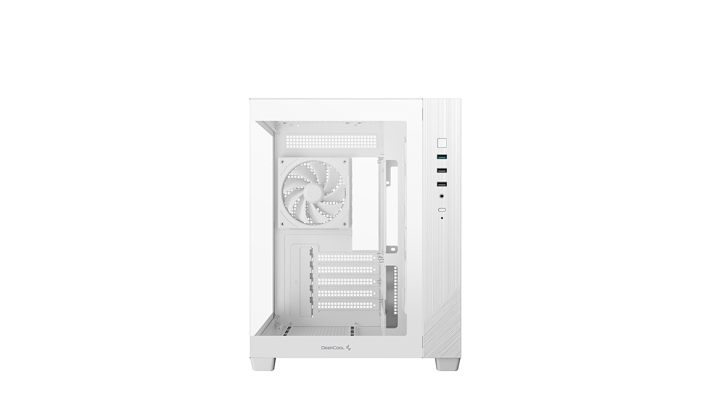 Кутия DeepCool CG330 3F WH ARGB Mini-Tower Case