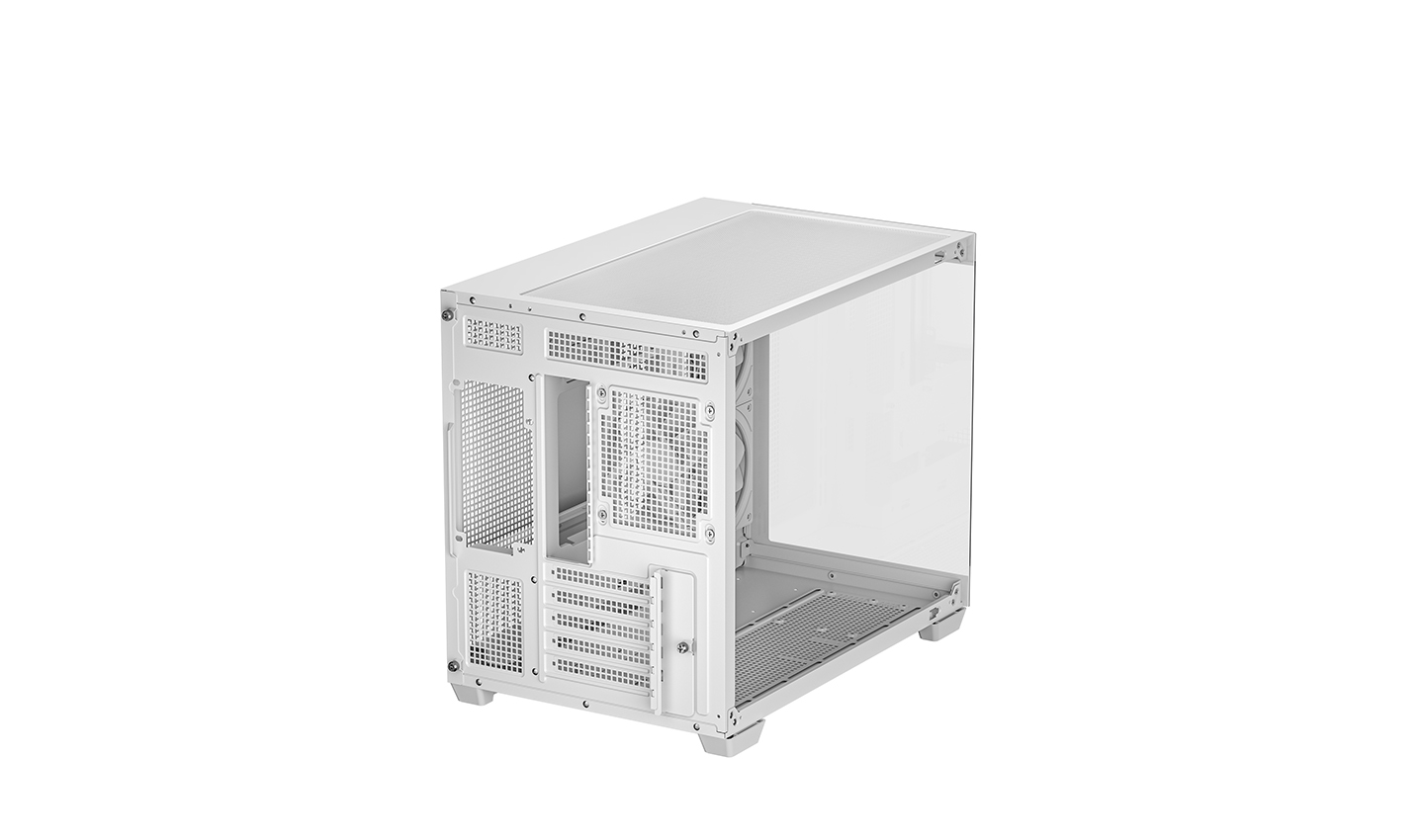 Кутия DeepCool CG330 3F WH ARGB Mini-Tower Case