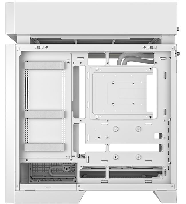 Кутия DeepCool CL660 WH Mid-Tower Case White - R-CL6600-WHNNA0-G
