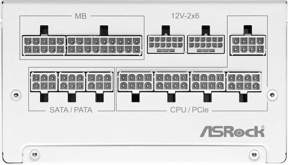 Захранване Asrock SL-1200GW, 1200W 80 Plus Gold ATX 3.1, PCIe 5.1 PSU