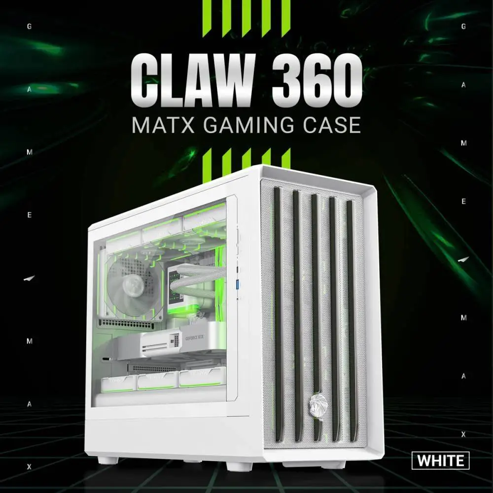Кутия Gamemax CLAW 360 WH Case mATX