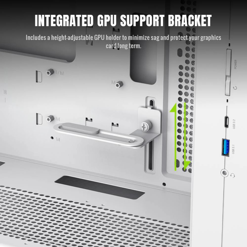 Кутия Gamemax CLAW 360 WH Case mATX