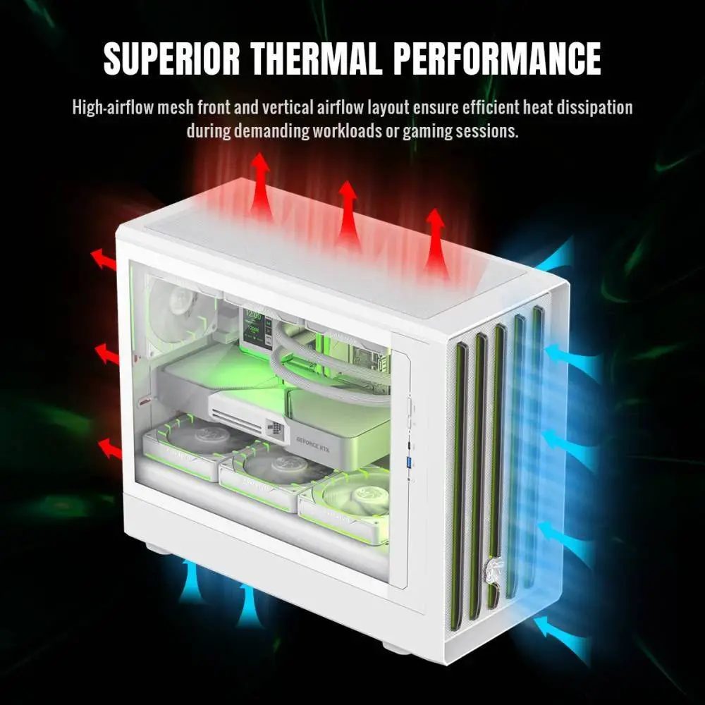 Кутия Gamemax CLAW 360 WH Case mATX