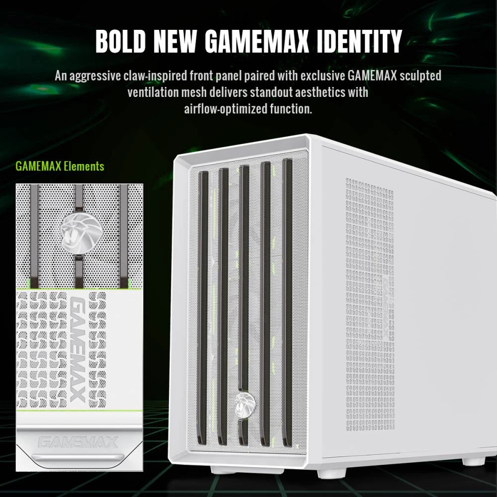 Кутия Gamemax CLAW 360 WH Case mATX