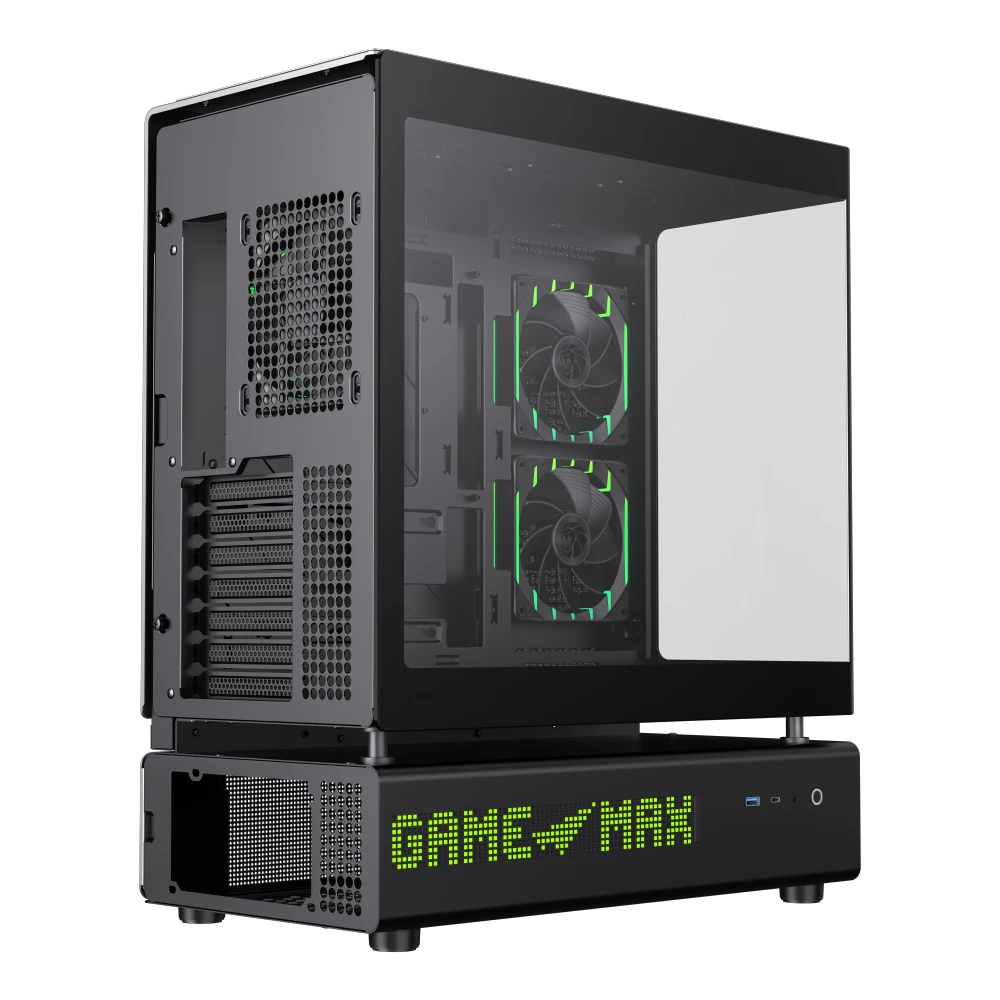 Кутия Gamemax N90 BG Case ATX ARGB, Modular Dual-Chamber