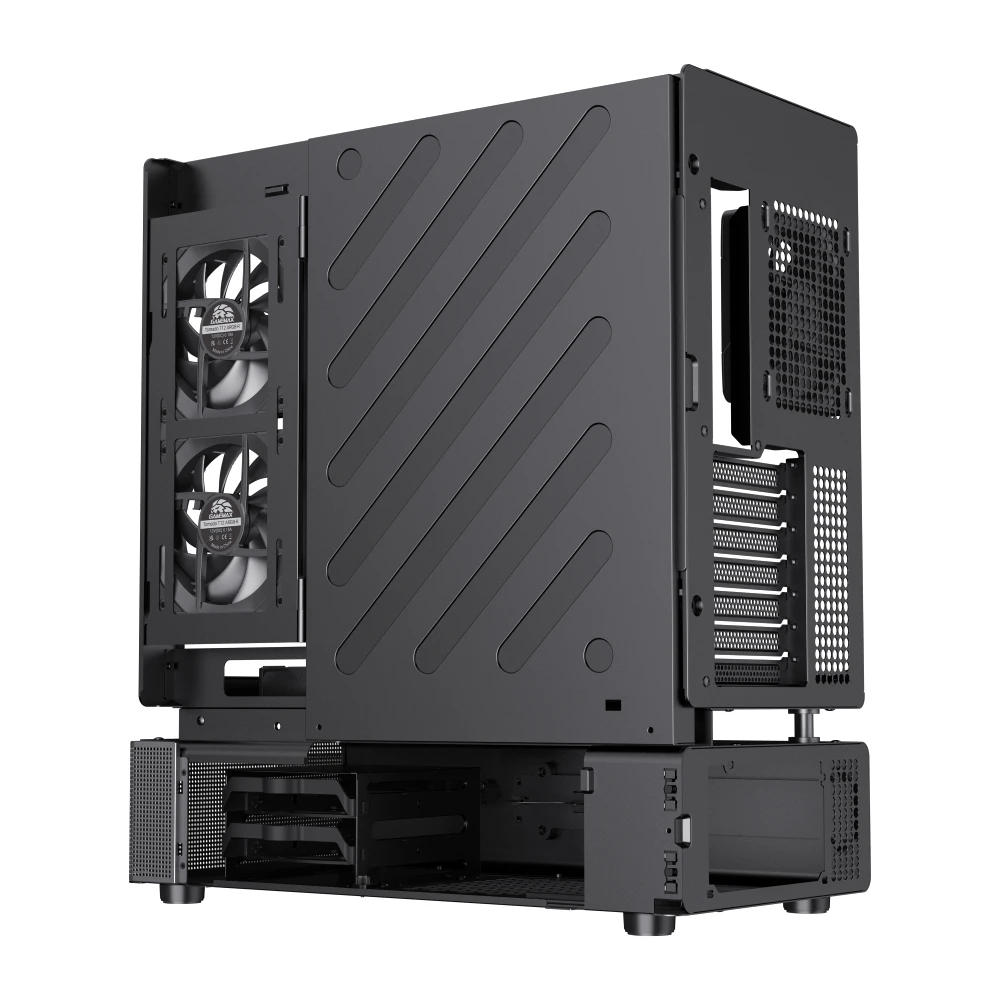 Кутия Gamemax N90 BG Case ATX ARGB, Modular Dual-Chamber