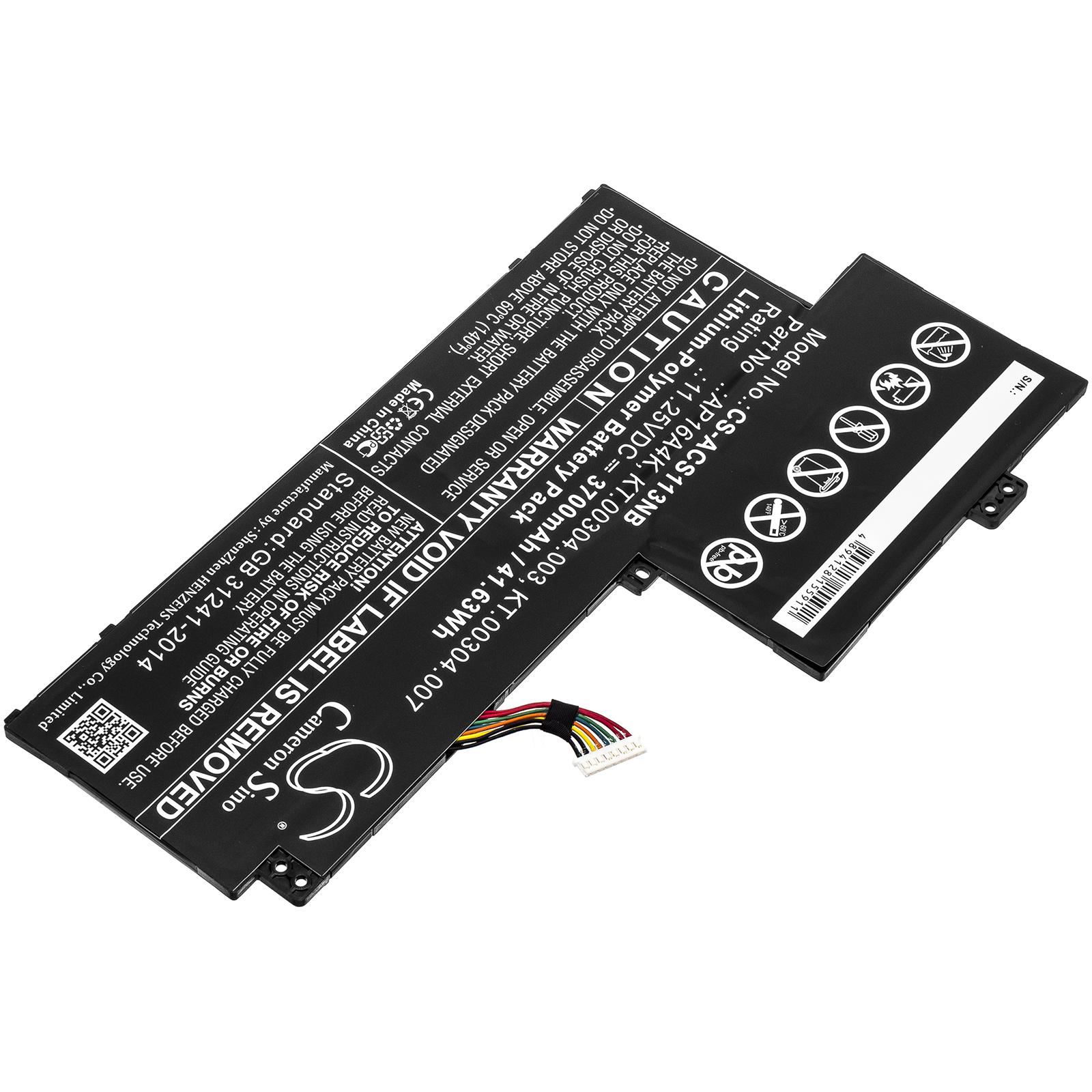 Батерия  за лаптоп ACER Aspire One Cloudbook 11 AO1-132, SWIFT 1 SF113-31-P2JX, AP16A4K LiPo 11.25V 3700mAh  CAMERON SINO