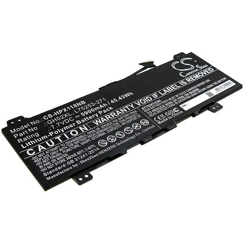 Батерия за лаптоп HP Chromebook 14 G6 10X23EA; Chromebook X360 13B-CA0000SI; HSTNN-DB9M LiPo 7.7V 5900mAh CAMERON SINO