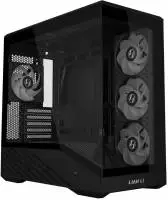 Кутия Lian Li Vector V100 MINI ARGB Mid-Tower, Tempered Glass - Black