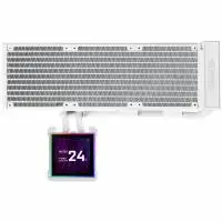 Охладител за процесор Lian Li HydroShift II LCD-S 360N Fanless ARGB - Бял