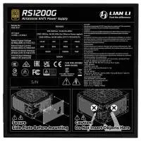 Захранване Lian Li RS 1200W 80 Plus Gold PCIe 5.1, ATX 3.1, RS Hub - Черно