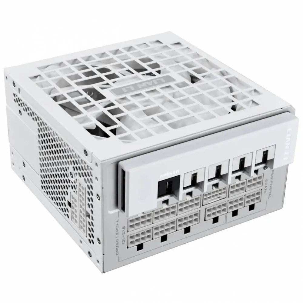 Захранване Lian Li RS 1200W 80 Plus Gold PCIe 5.1, ATX 3.1, RS Hub - Бял