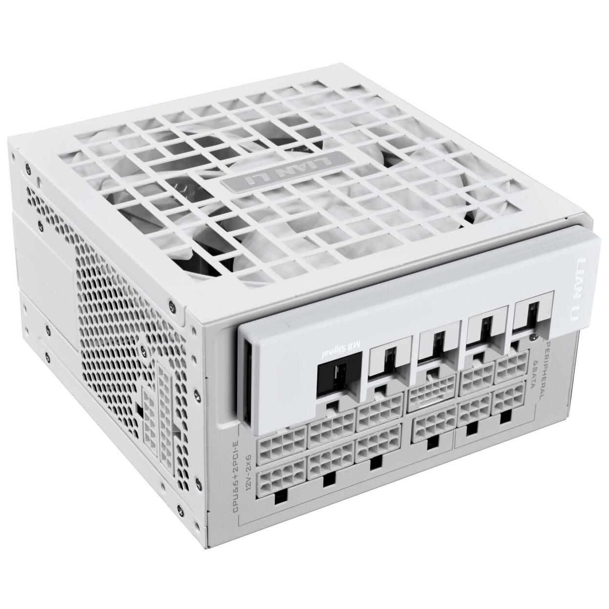 Захранване Lian Li RS 1200W 80 Plus Gold PCIe 5.1, ATX 3.1, RS Hub - Бял