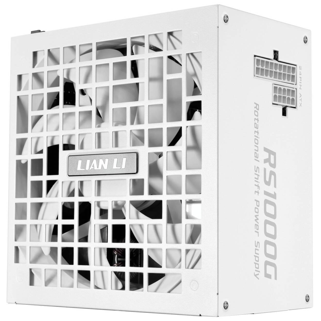 Netzteil Lian Li RS 1000W 80 Plus Gold PCIe 5.1, ATX 3.1 - Weiß