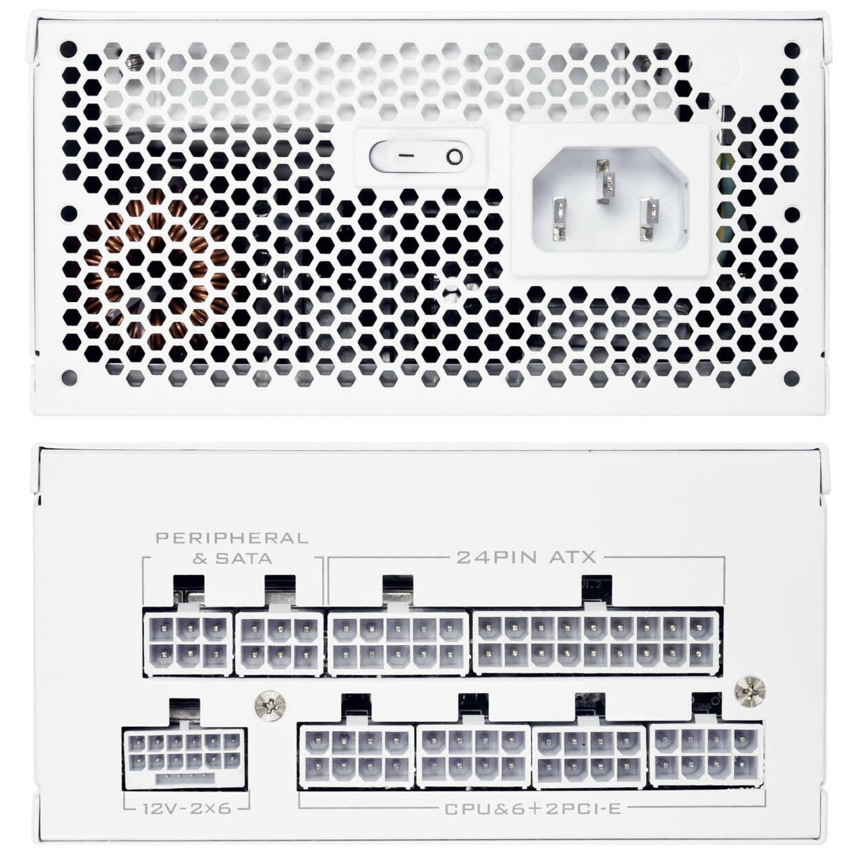 Захранване Lian Li SP750 V2 White 750W 80 Plus Gold PCIe 5.1, ATX 3.1, SFX, ITX