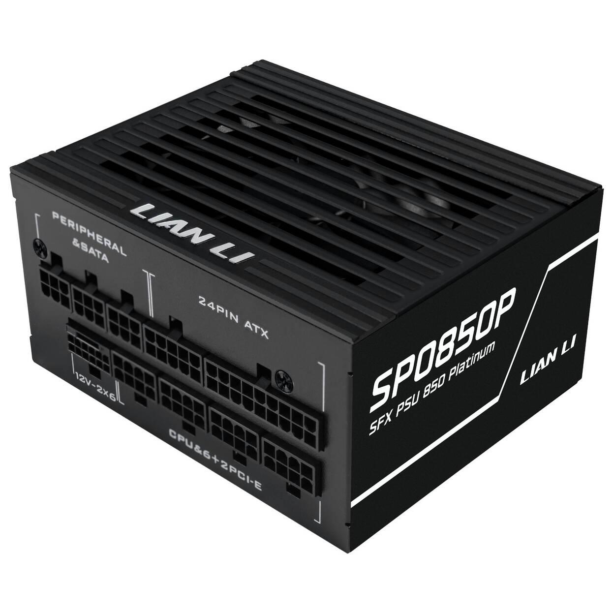 Захранване Lian Li SP850 Black 850W 80 Plus Platinum PCIe 5.1, ATX 3.1, SFX, ITX